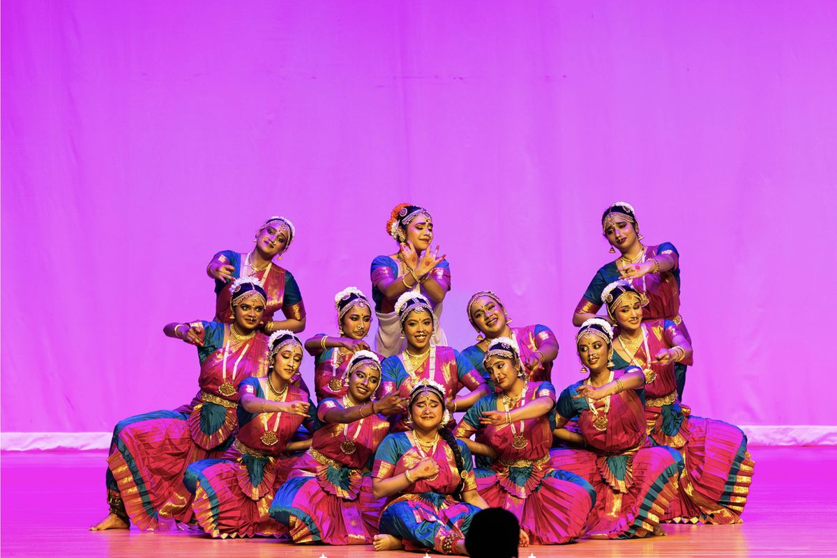 Indian Classical team performing on stage